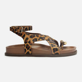 Sandália Papete Animal Print Onça Metal Bold A 13555 0010 0006 Arezzo